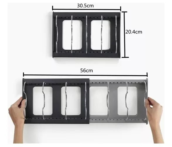 Organizador De Ollas Tapas Sartenes Extensible Cocina